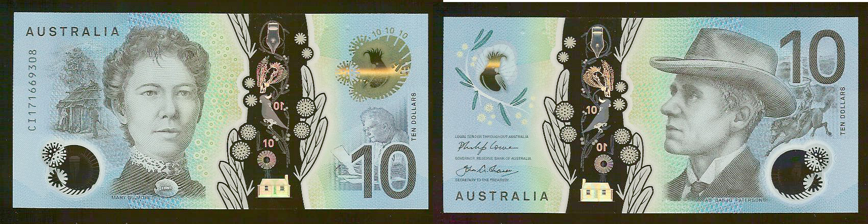 Australian $10 2017 NEW